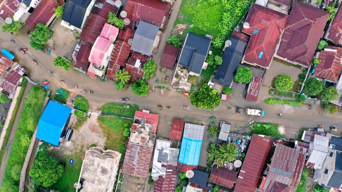 drone pemetaan pengawasan banjir rob