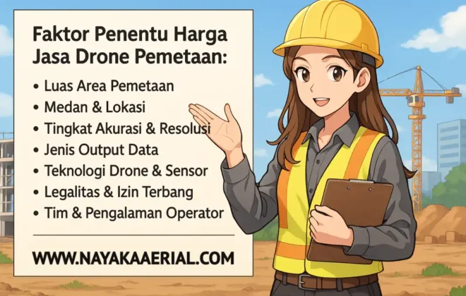 faktor penentu harga jasa pemetaan drone indonesia 2025
